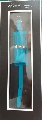 Turquoise silicone bracelet - turquoise,