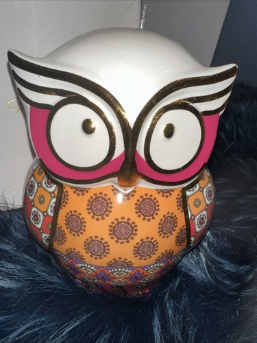 Baci milano ceramic owl money - baci,